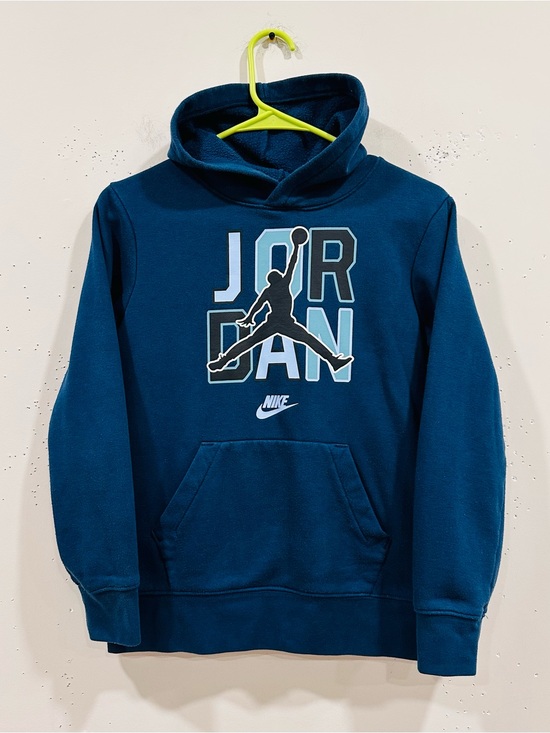 Jordan Other - Nike Jordan Boys M 10-12 Blue Hoodie Jumpman Pullover Kangaroo Pocket